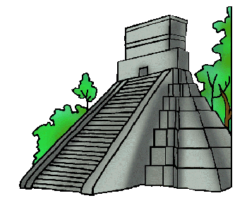 Mayan Pyramid Clipart The Maya Empire For Kids