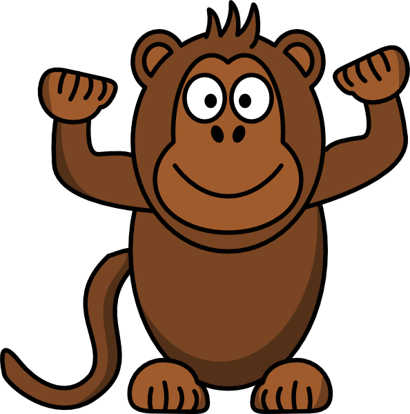 Monkey Clip Art At Clker Com   Vector Clip Art Online Royalty Free