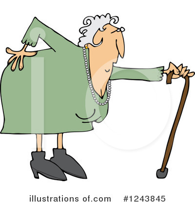 Royalty Free  Rf  Old Lady Clipart Illustration By Djart   Stock