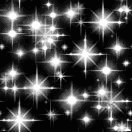 Animated Glitter Stars Black And White Animated Glitter Stars Blue    