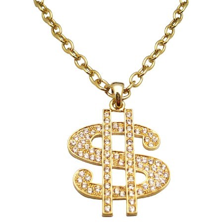 Bling Money Necklace Pendant Necklace Bling