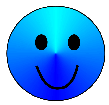 Blue Smiley Face 2 Lge 7cm   Flickr   Photo Sharing 