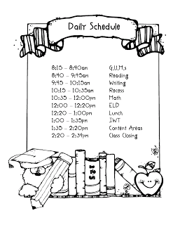 Class Schedule Clipart I Begin With A Schedule