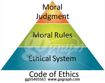 Clipart   Ethics Code Business Diagram  Stock Illustration Gg55405563