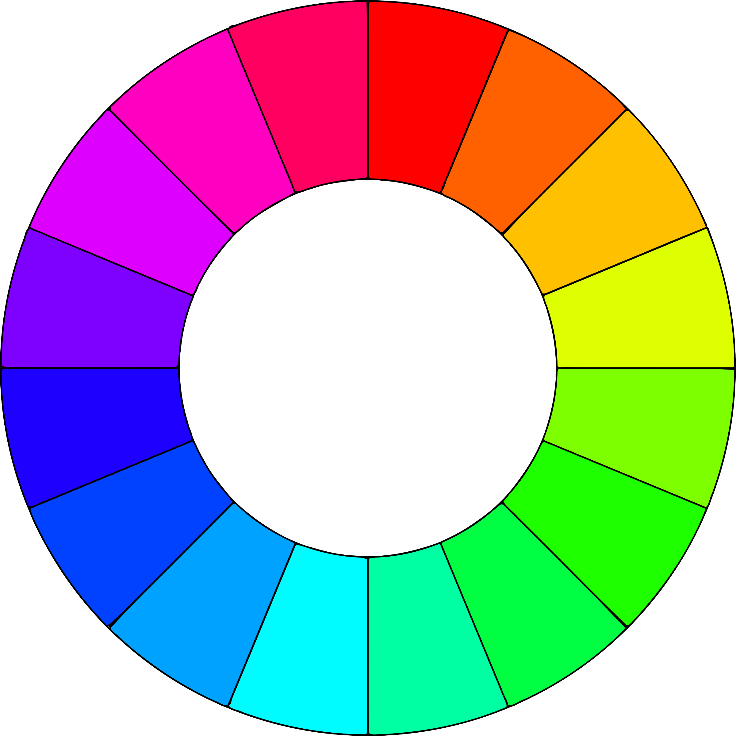 Color Wheel   16 Colors By Krzysiu