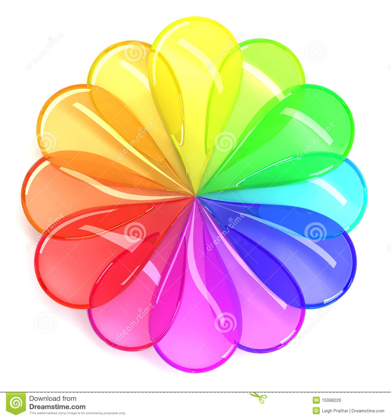 Color Wheel Royalty Free Stock Image   Image  15088226