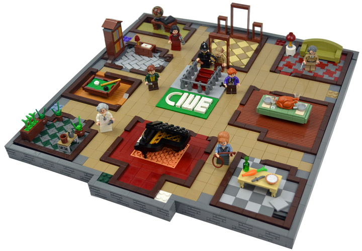 Go Check Out Ian Spacek S Lego Clue  Cluedo  Boardgame Over On