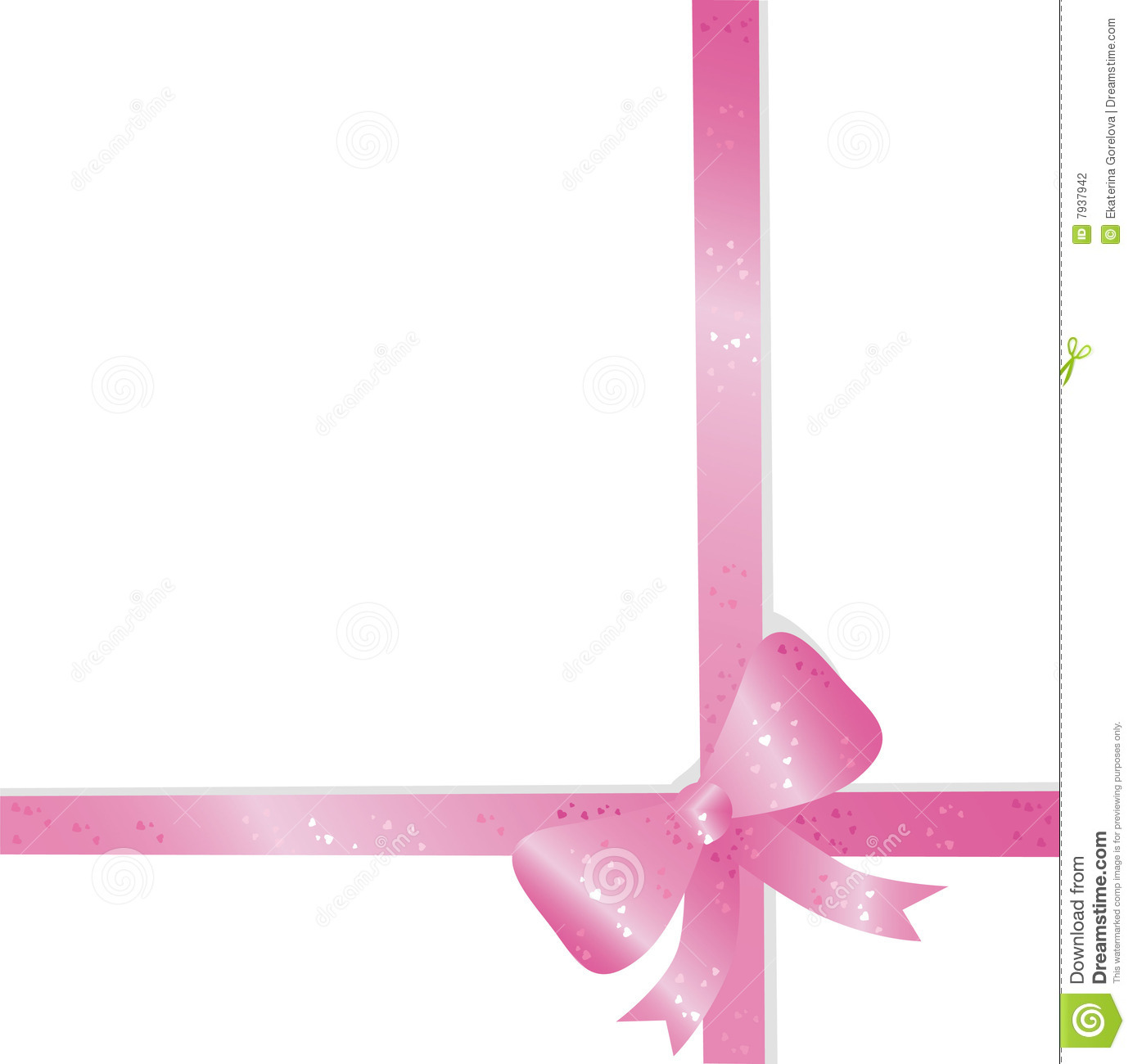 Pink Bow Stock Photography   Image  7937942