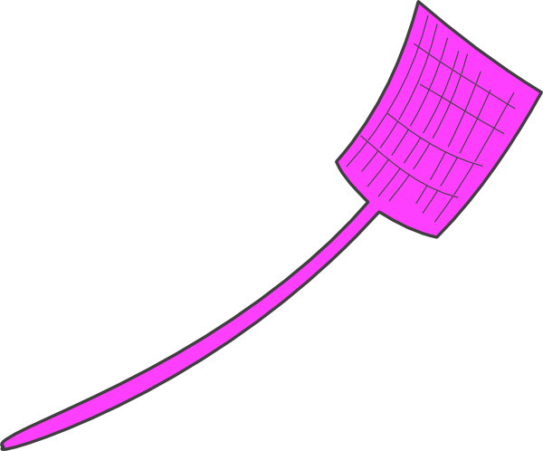 Pink Fly Swatter Clip Art At Clker Com   Vector Clip Art Online