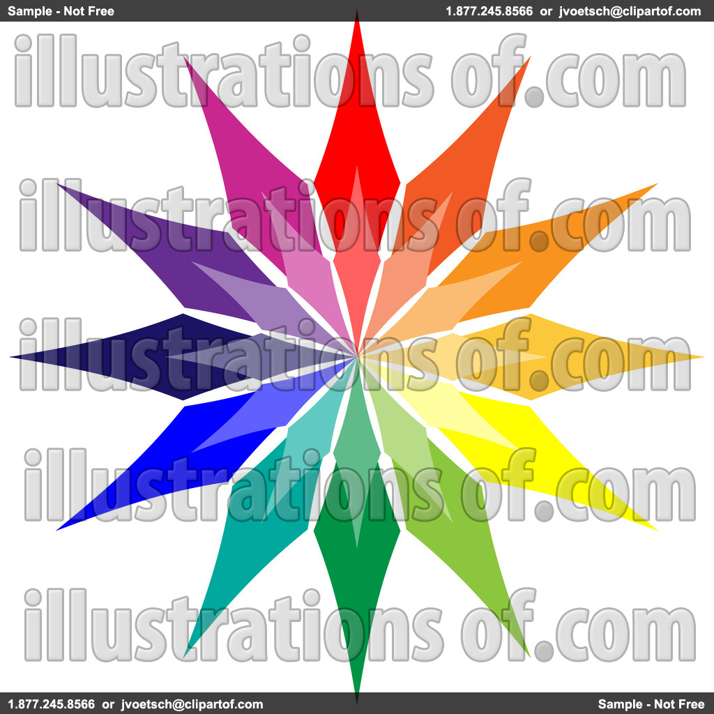 Royalty Free  Rf  Color Wheel Clipart Illustration  82983 By Jkerrigan