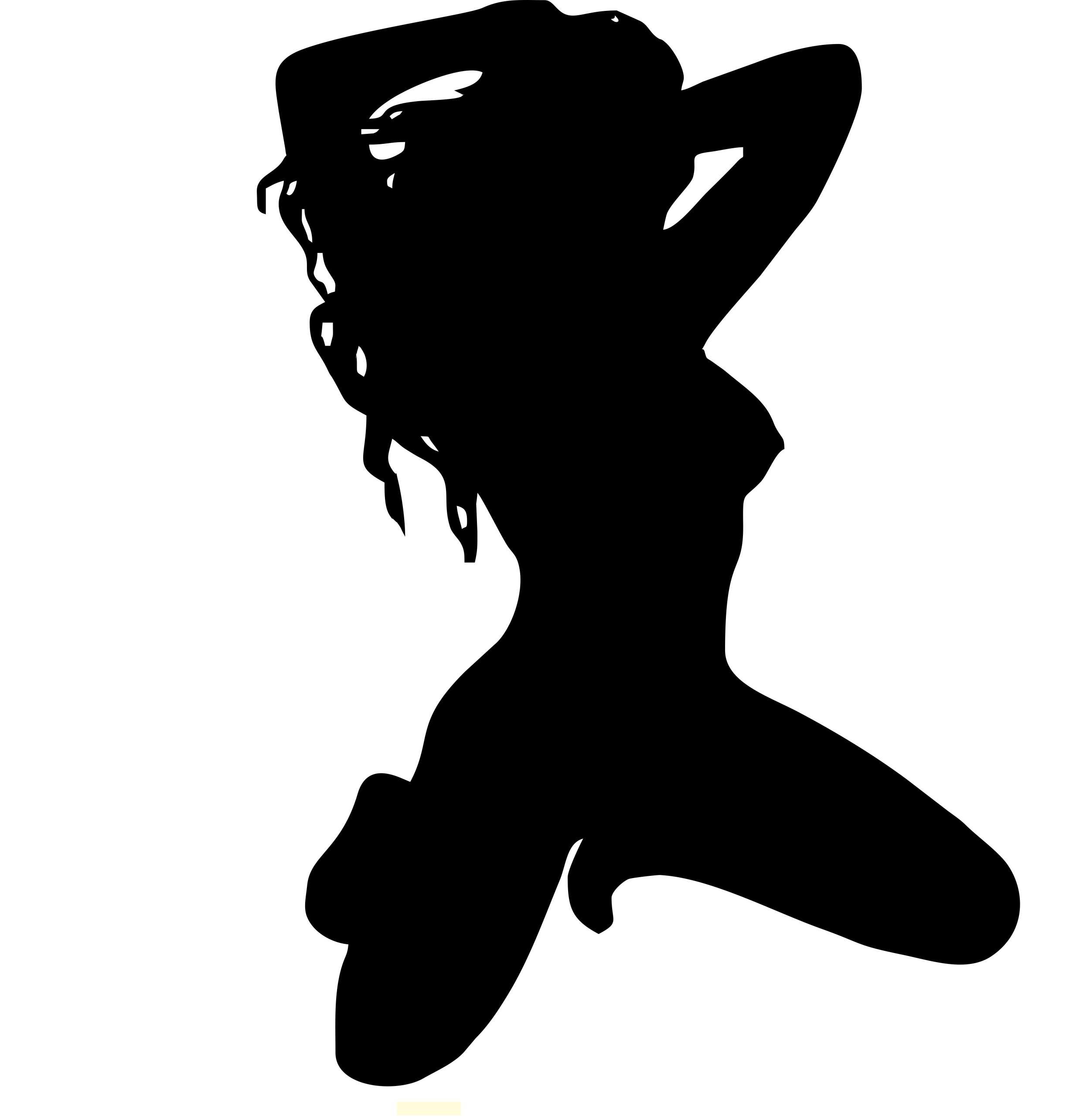 Sexy Lady Silhouette Pole Dancer Laptop Vinyl Car Camper Truck Sticker