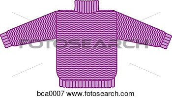Stock Illustration   A Wool Sweater  Fotosearch   Search Eps Clipart