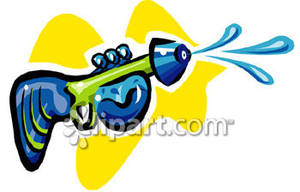 Watergun   Royalty Free Clipart Picture
