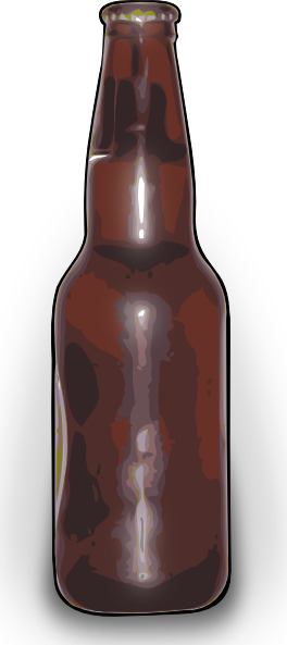 Beer Bottle 2 Clip Art At Clker Com   Vector Clip Art Online Royalty