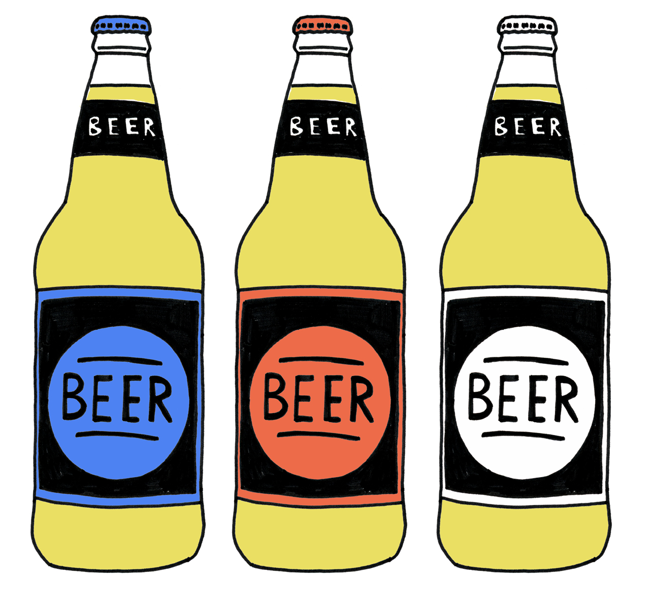 Beer Bottle Drawing   Clipart Best