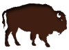 Bison  Buffalo  Silhouette Clip Art