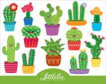 Cactus Clipart   Cute Cactus   Succulent   15065