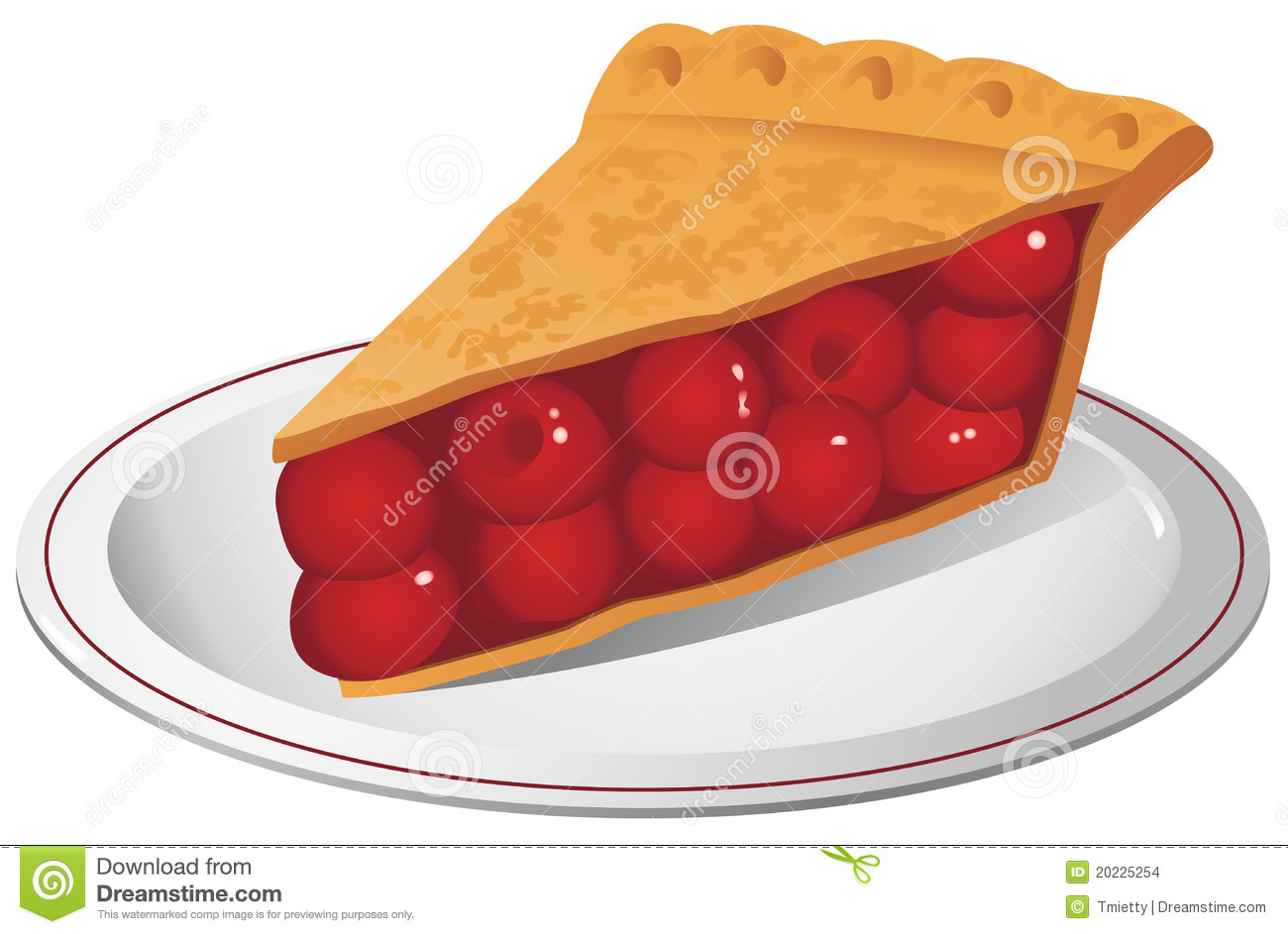 Cherry Pie Slice Clip Art Images   Pictures   Becuo