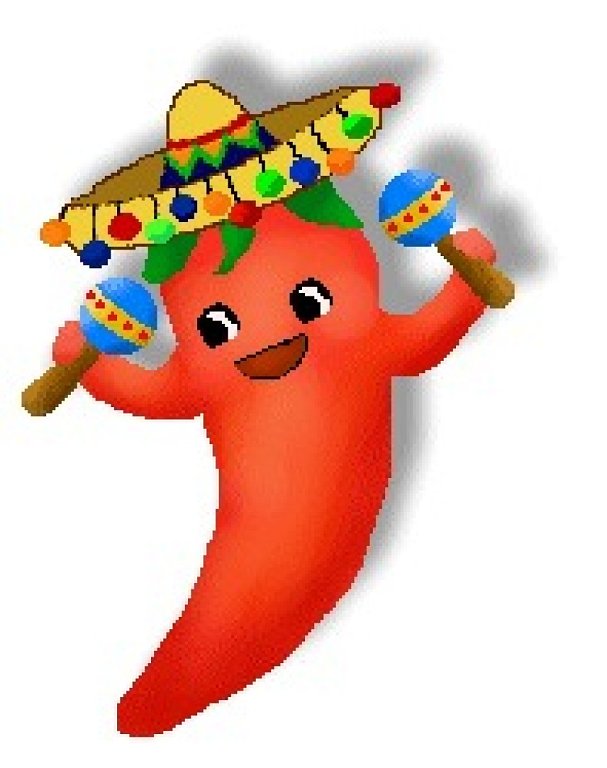 Chili Playing Maracas At Mexican Fiesta Coloring Page  Chili Playing