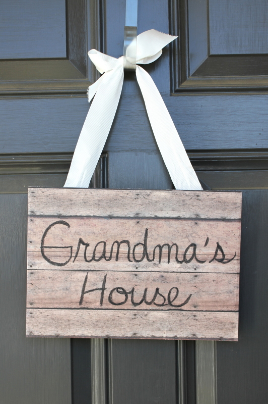 Clipart Grandmas House Grandma S House Sign Made