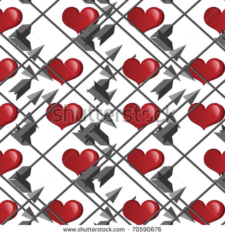 Clipart Heart With Arrow  Day Clip Art Image Description
