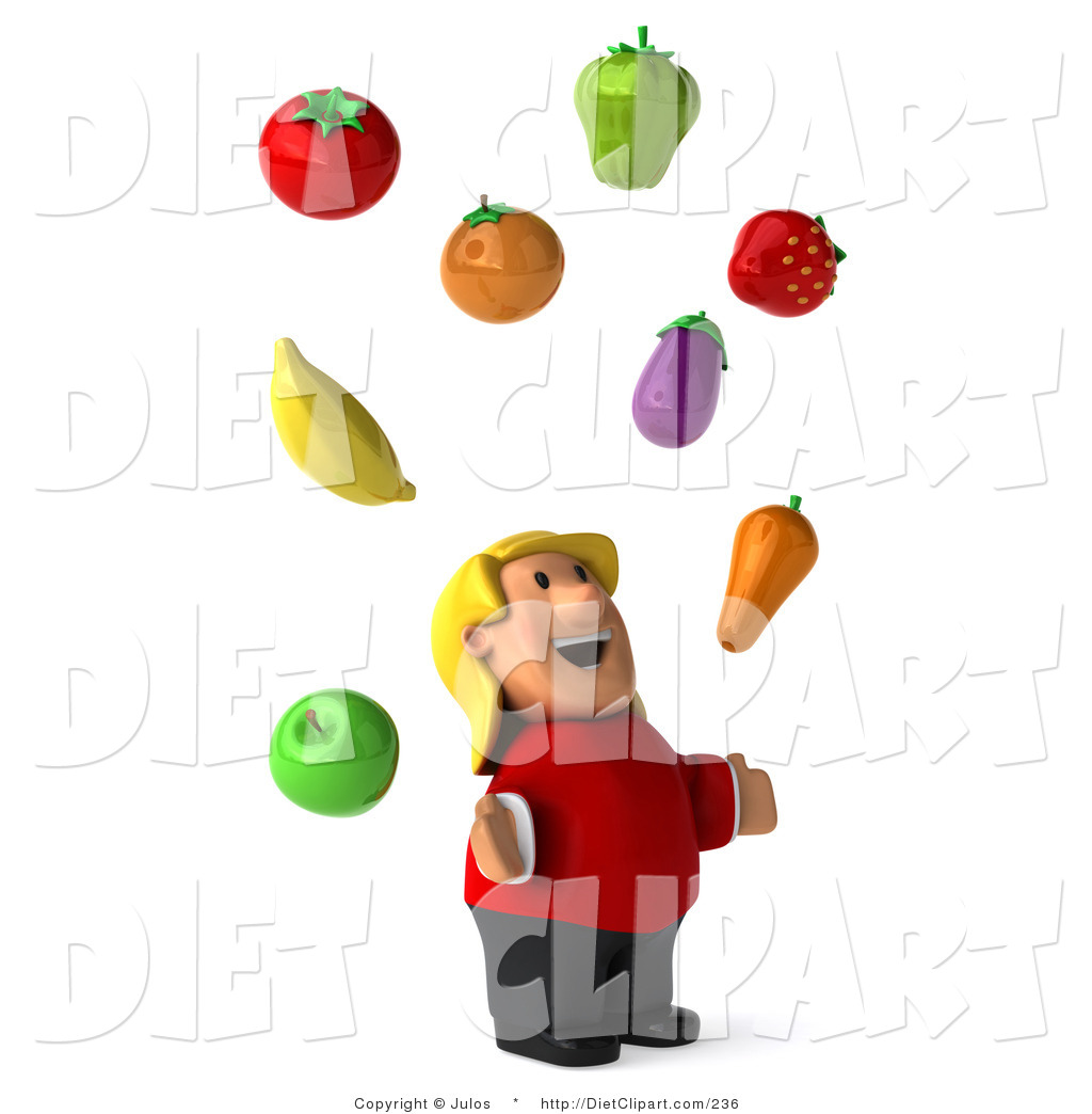 Diet Clip Art Of A 3d Fat Casual Woman Facing Right And Looking Up At
