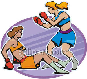 Female Boxing Clip Art Images   Pictures   Becuo