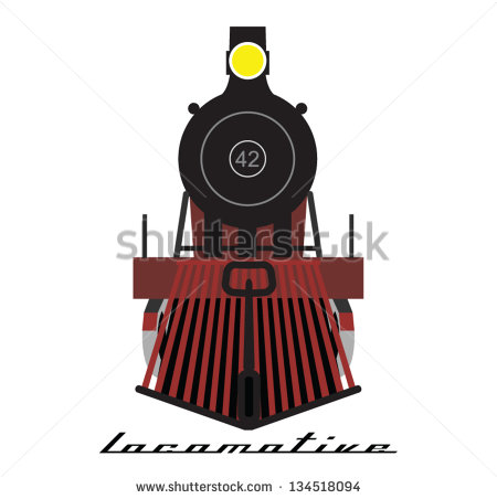 Front Train Engine Clip Art Train Locomotive Vector