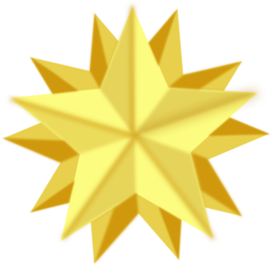 Golden Star Clip Art At Clker Com   Vector Clip Art Online Royalty
