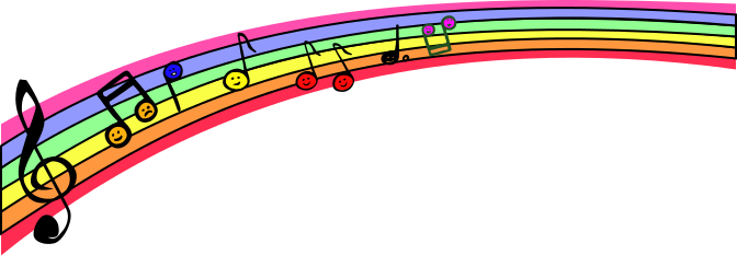 Musical Notes Png Music Rainbow Notes Png