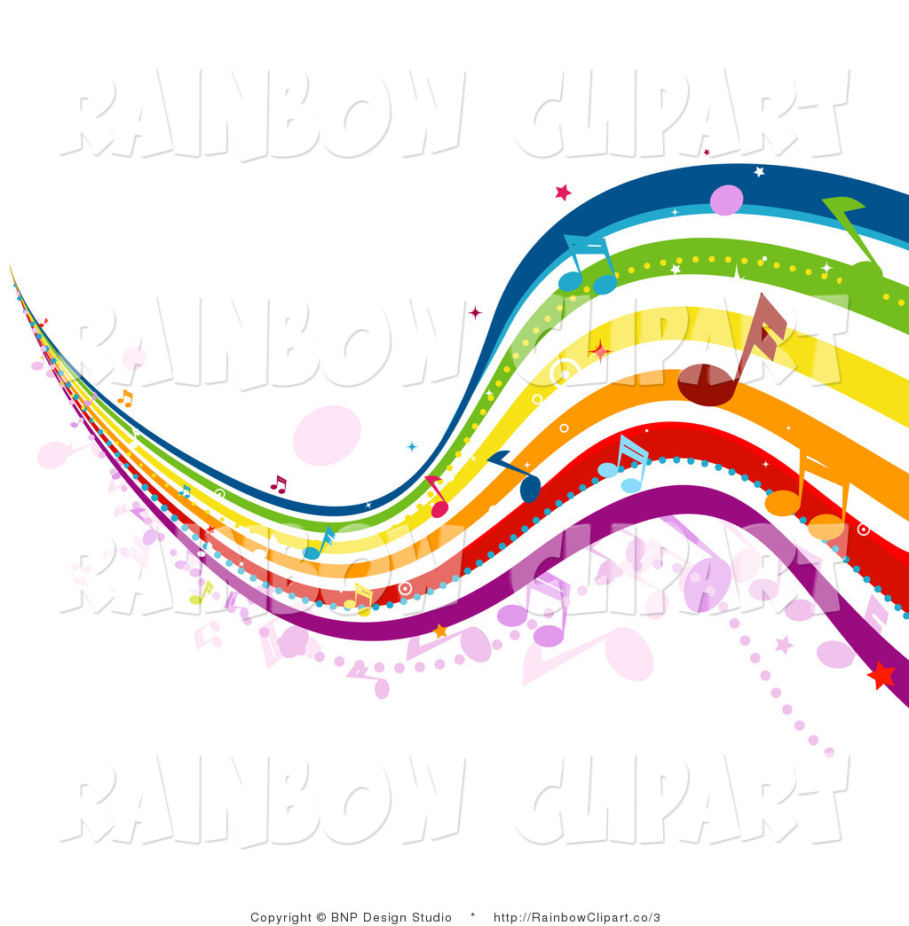 Of A Musical Rainbow Rainbow Clip Art Bnp Design Studio