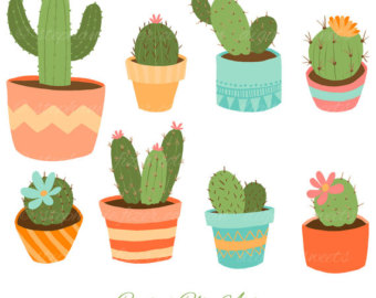 Popular Items For Cactus Clip Art On Etsy