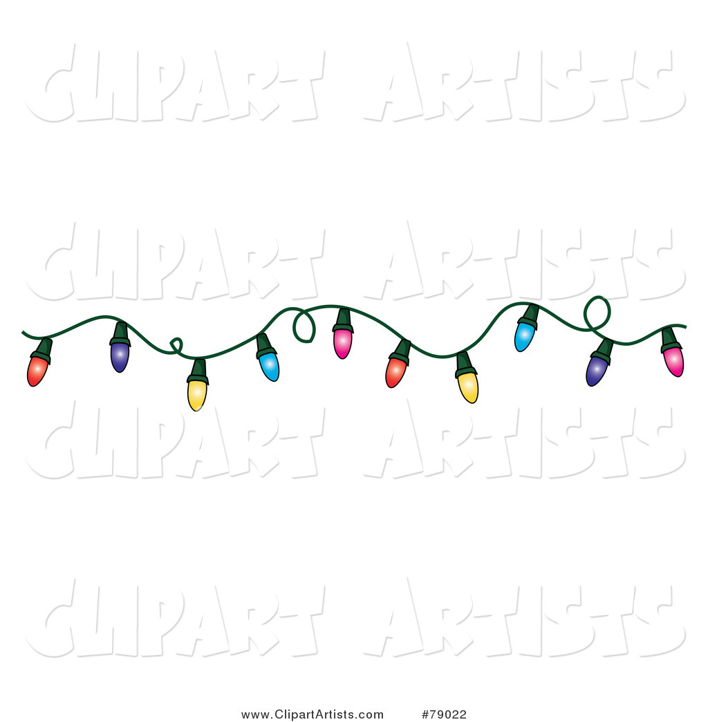     Preview  Vector Christmas Lights Clipart By Rogue Design And Image