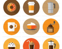 Sale Coffee Clipart Clip Art Instant Download Coffee Shop Cafe