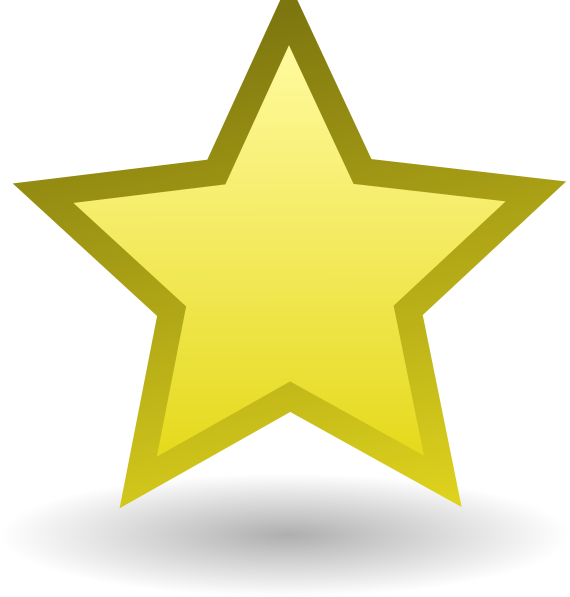 Simple Gold Star Clip Art At Clker Com   Vector Clip Art Online    