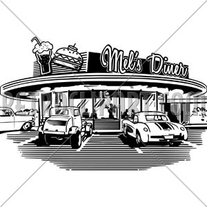 50s Diner Clip Art