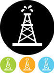 Adjusted Easily Oil Barrel Icon Symbol Oil Rig Vector Icon