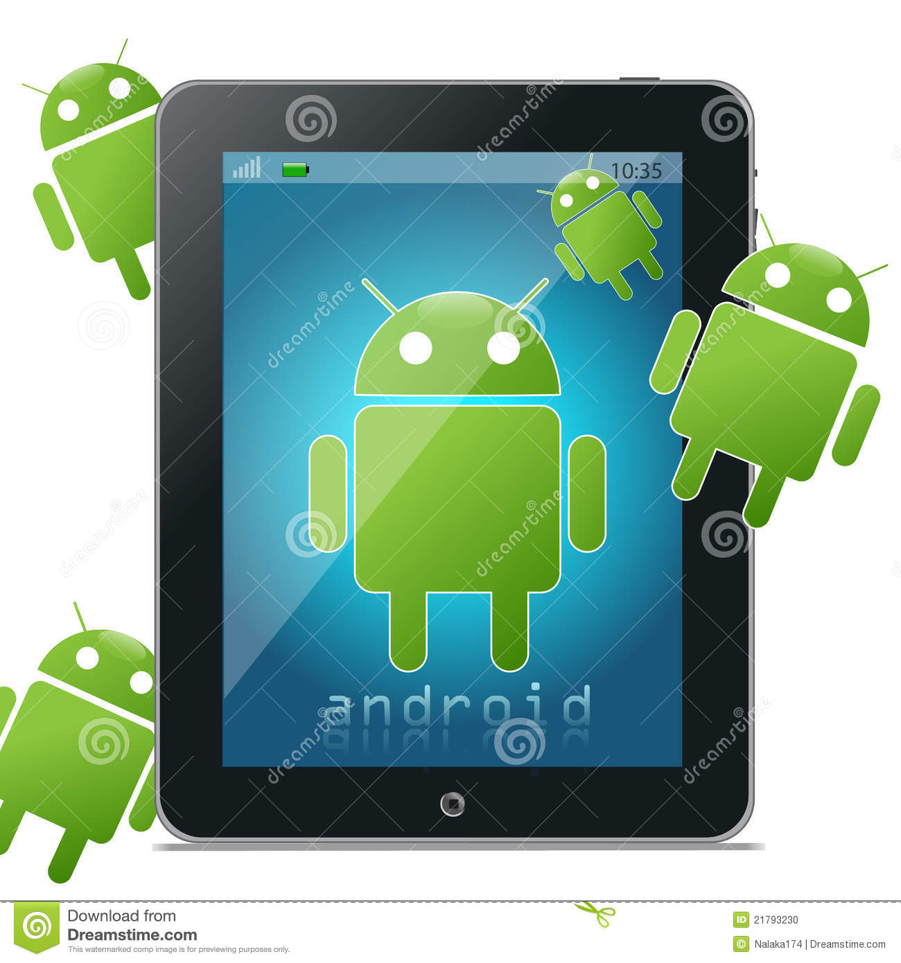 Android Tablet Clipart Android Tablet Editorial Image