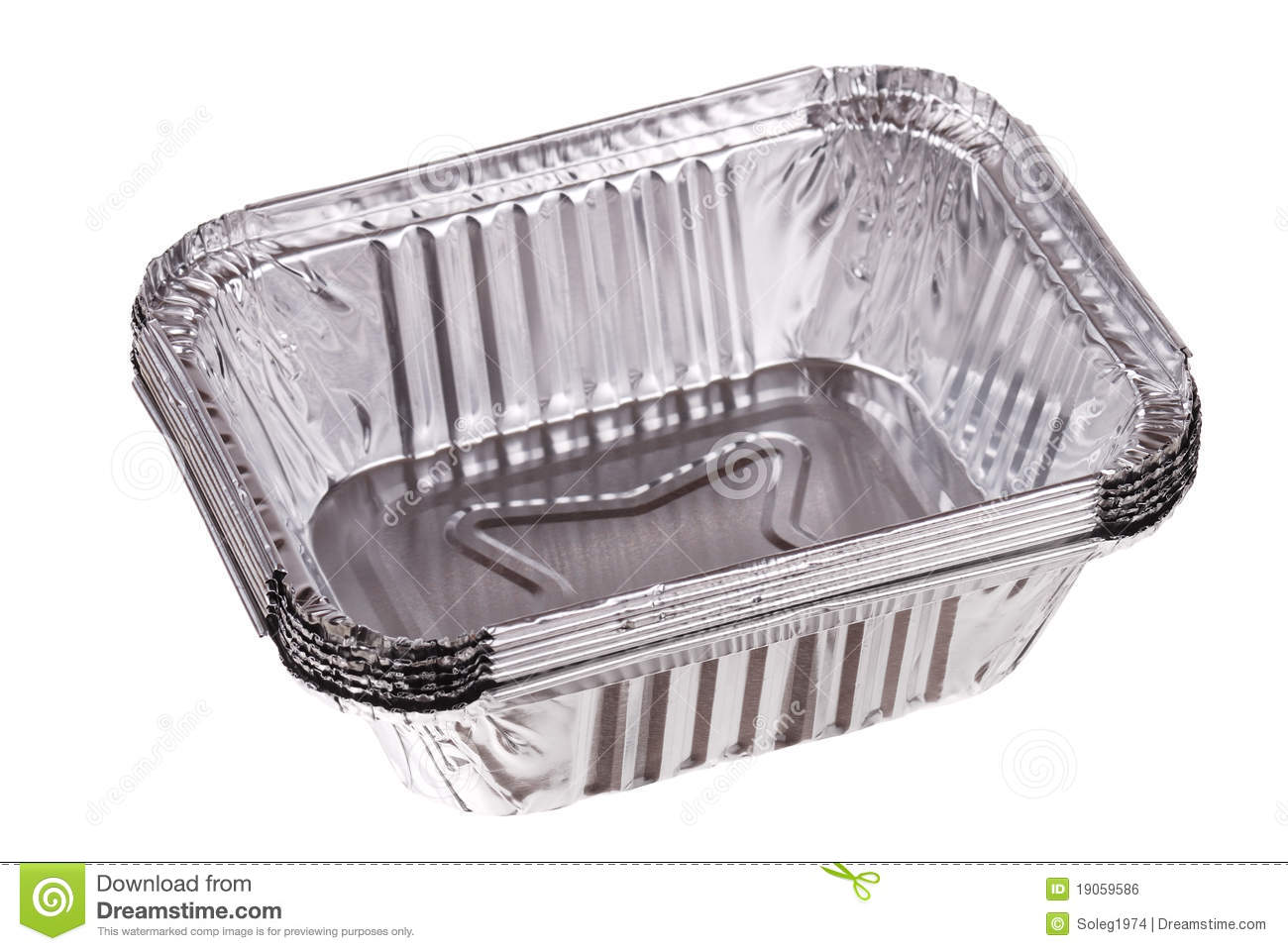 Baking Dish From A Foil Royalty Free Stock Image   Image  19059586