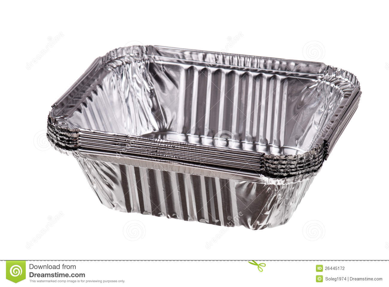 Baking Dish From A Foil Stock Photography   Image  26445172