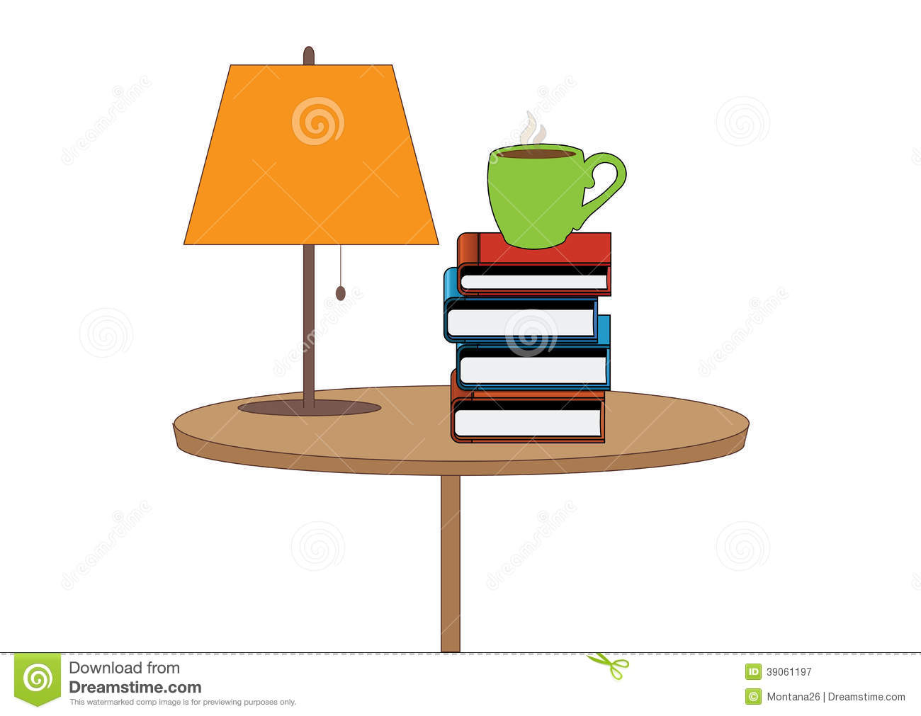 Book On The Table Clipart Coffee With Books On Table