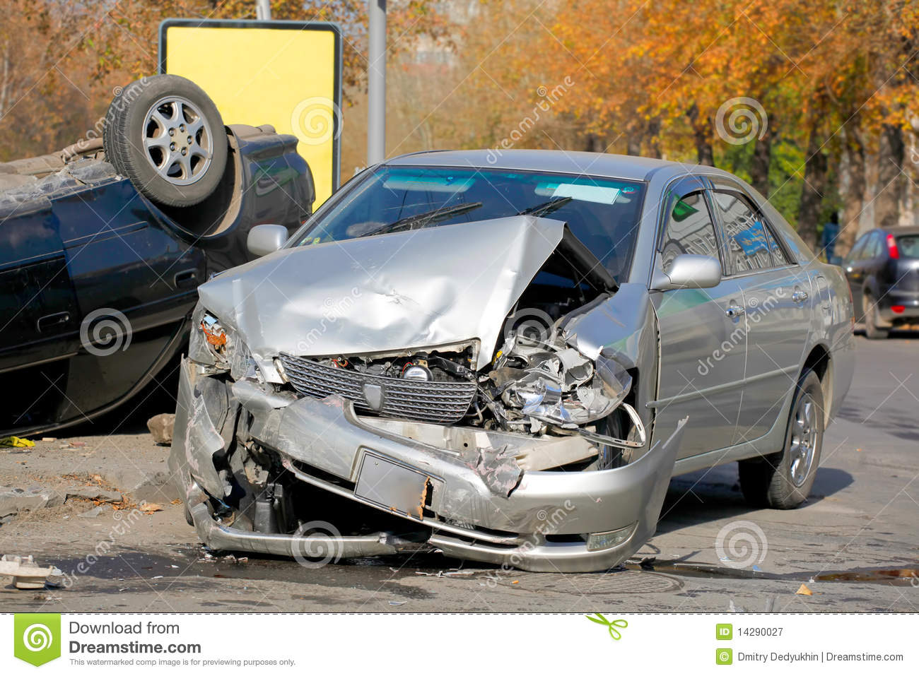 Car Crashtwo Broken Cars Royalty Free Stock Photography   Image