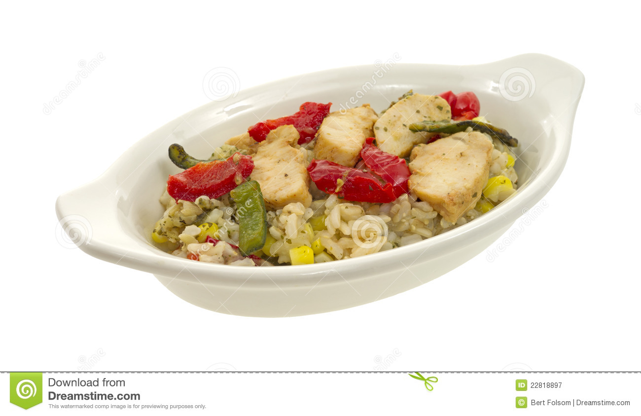 Chicken Verde In Small Baking Dish Royalty Free Stock Photography    