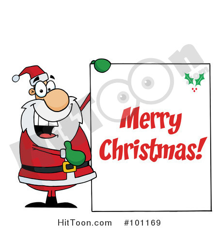 Christmas Greeting Clipart  101169  Merry Christmas Greeting With
