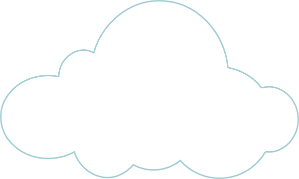 Cloud To Be Labelled Clip Art At Clker Com   Vector Clip Art Online