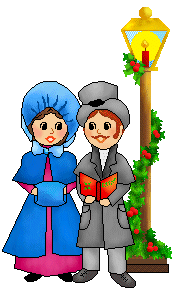 Free Three Christmas Carolers Clip Art Image Picture Art 143350   Face