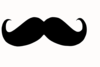 Mustache Curly Clip Art At Clker Com   Vector Clip Art Online Royalty
