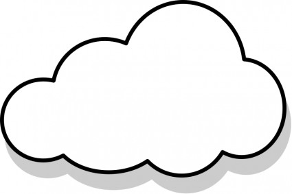 Nuage   Cloud Free Vector In Open Office Drawing Svg    Svg   Format