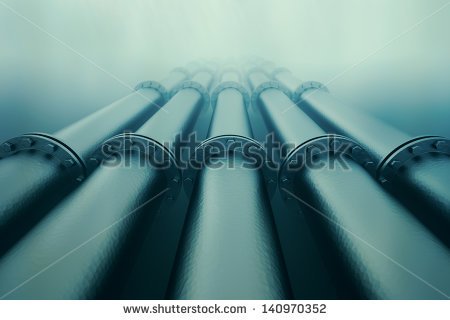 Pipelines Disappear In The Depths Of The Ocean  Pipeline