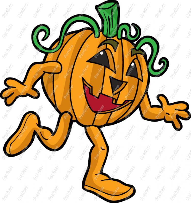 Pumpkin Cartoon Clip Art